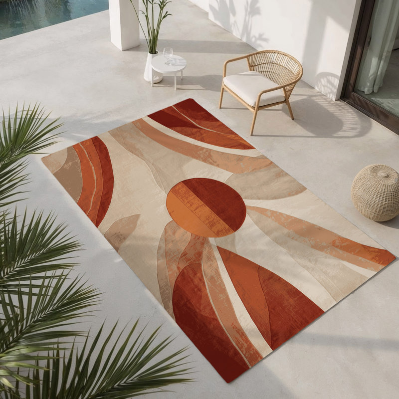 Tapis intérieur et extérieur Starlit Drift, Rectangle 1 pi 6 po x 2 pi 6 po