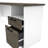 Ocke Foldable Modular U-Shaped Executive Desk with Built-In Electrical Outlet-894319875