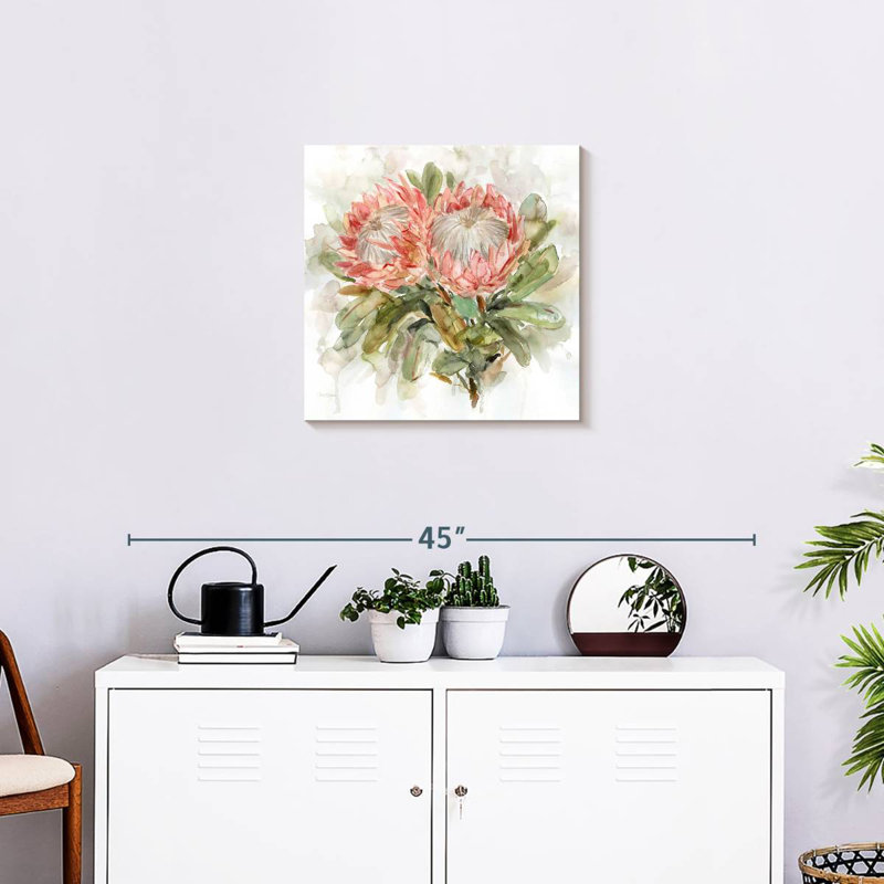 Harnek Pale Protea I, 20" H x 20" W