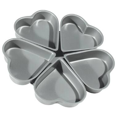 PRESS 6 Cup Non-Stick Silicone Muffin Pan with Lid