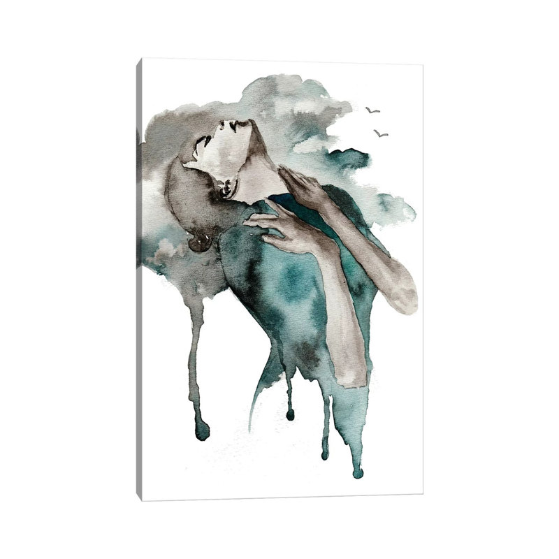 Storm Clouds by ANDA Design - Wrapped Canvas Gallery-Wrapped Canvas Giclée, 30.48cm H x 20.32cm W x 1.90cm D