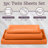 3-Piece Brushed Microfiber Sheet Set - Bedding with Wrinkle and Stain-Resistant Fitted and Flat Sheets Plus Pillowcase by Lavish Home-19700057-19700063
