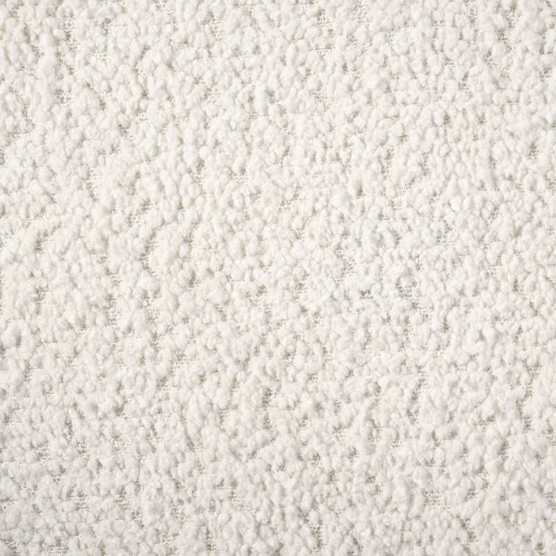 Sofa deux places, 60.25" W, White Polyester