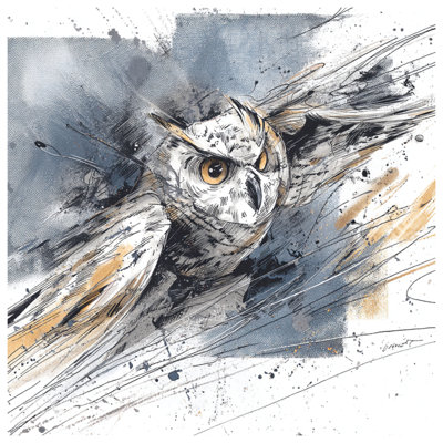 Rideaux de douche Flying Owl
