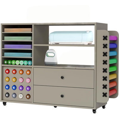 106cm x 30.5cm MDF Crafting Storage Cabinet