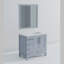Meuble-lavabo décalé avec comptoir en quartz et miroirs-1635611756
