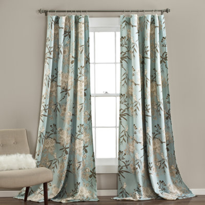 Botanical Garden Room Darkening Curtain Pair