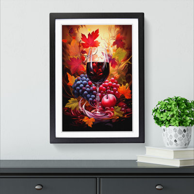 Wine Digital Art - Framed Print