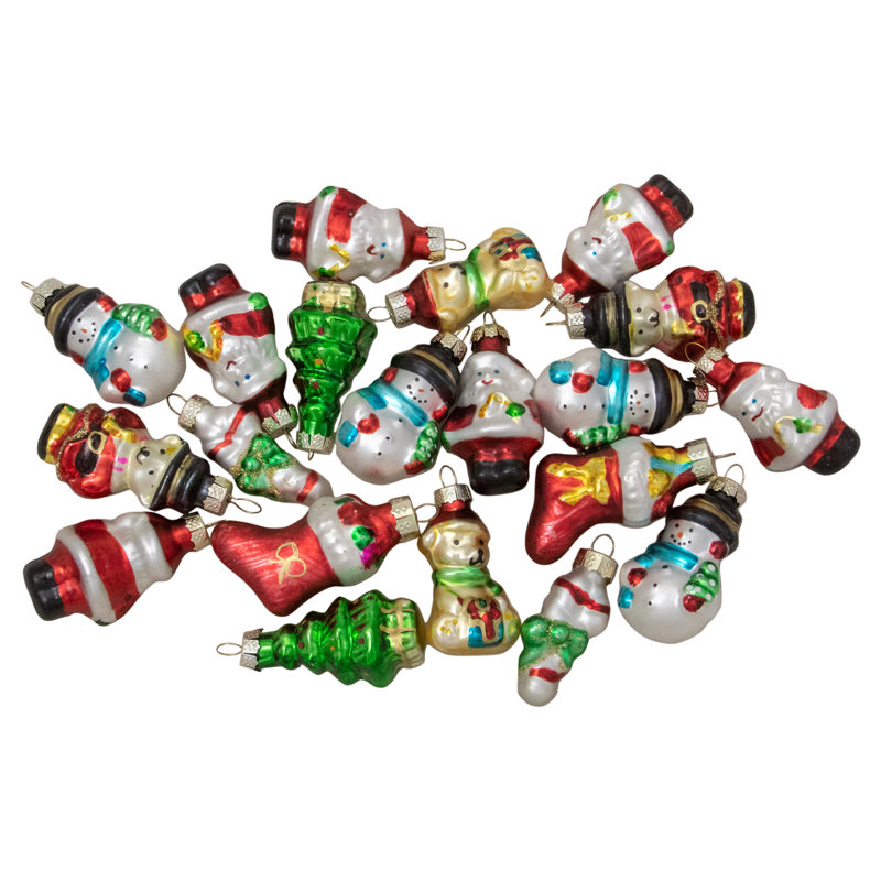 1.75'' Glass Hanging Figurine Ornament