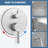 10" Solid Brass Wall Mounted Pressure Balance Complete Shower System With Tub Spout-108203934