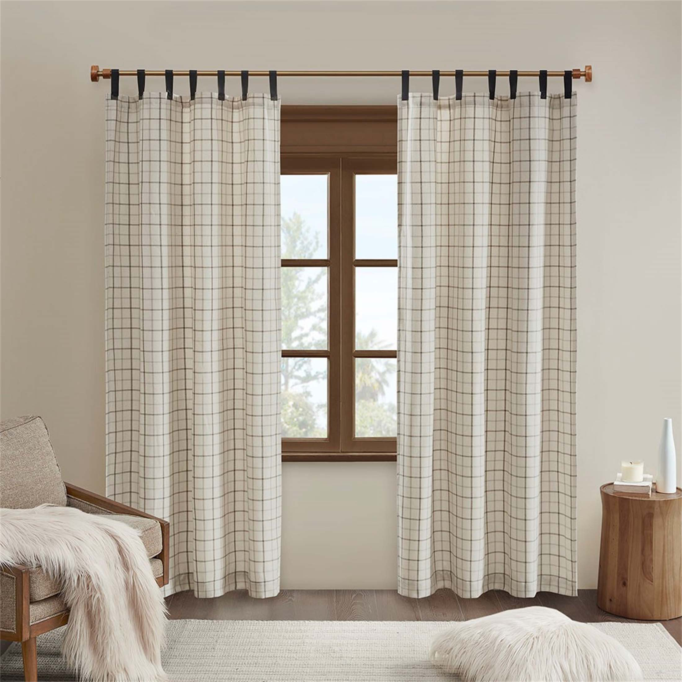 Gracie Oaks Diah Cotton Semi Sheer Single Curtain Panel Panel Wayfair