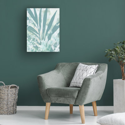 "Aqua Palms II" sur toile
