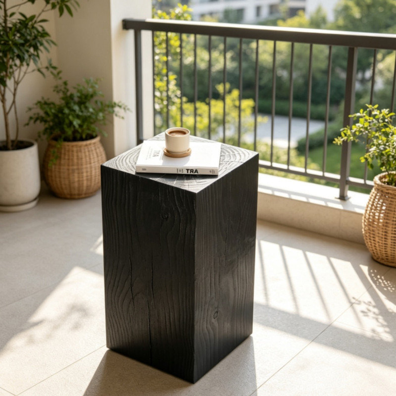 Table de bout carrée 27,5 po H 27 po