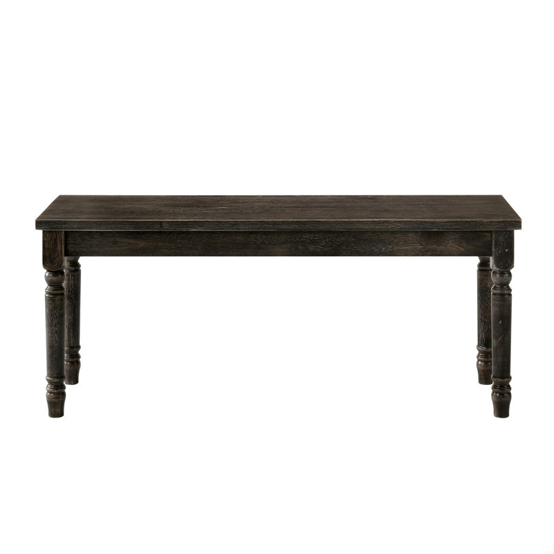 Banc avec pieds tournés