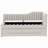 Upholstered Daybed with Trundle and Three Drawers-102401766-102401768