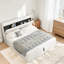 Bakki PU Upholstered Hydraulic Bed With Concealed Headboard Storage, Bed Box Storage-1339353378-1312679281