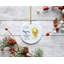 Ornement rond en forme de canard