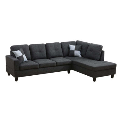 Laurana Upholstered L-Shaped Sectional Right Hand Facing
