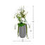Orchid Arrangement with Allium and Delphinium