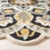 Novelty Floral Area Rug In Ivory / Black