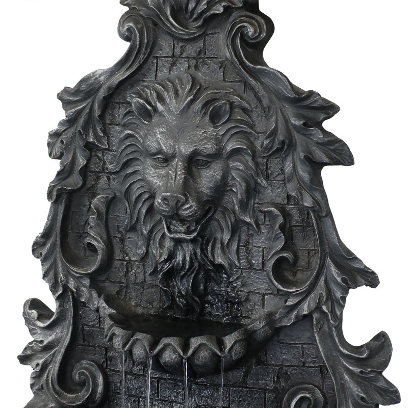 Dupond Weather Resistant Wall Base Fountain with Light