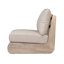 Fauteuil club de patio en acacia Lazy, sable-1757400102