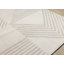 Tapis intérieur crème en polyester Cariad-2060320708
