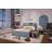 Bed Frame with 2 Storage Drawers, Kids Bedframe with Storage Headboard, Upholstered Bed Frame-656481710-656481706