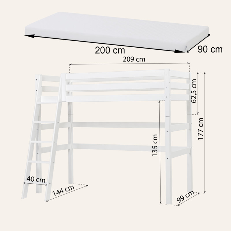 Eco Luxury European Single (90 X 200 Cm) Mid Sleepers