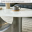 Table basse moderne minimaliste ovale en marbre-1116376132