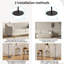 Adjustable Height Speaker Stands With Cable Management, Extend 78 To 130CM Floor Speaker Stand Holds Satellite Speakers & Bookshelf Speaker Up To 6KG Per Stand, Set Of 2