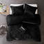 Housse de couette en velours double / grand - tissu rosé, coussin inclus-128738077-128738081