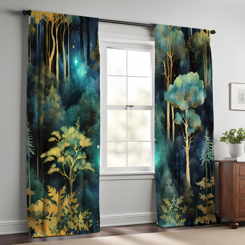 Window Curtains, 56" W x 78" L