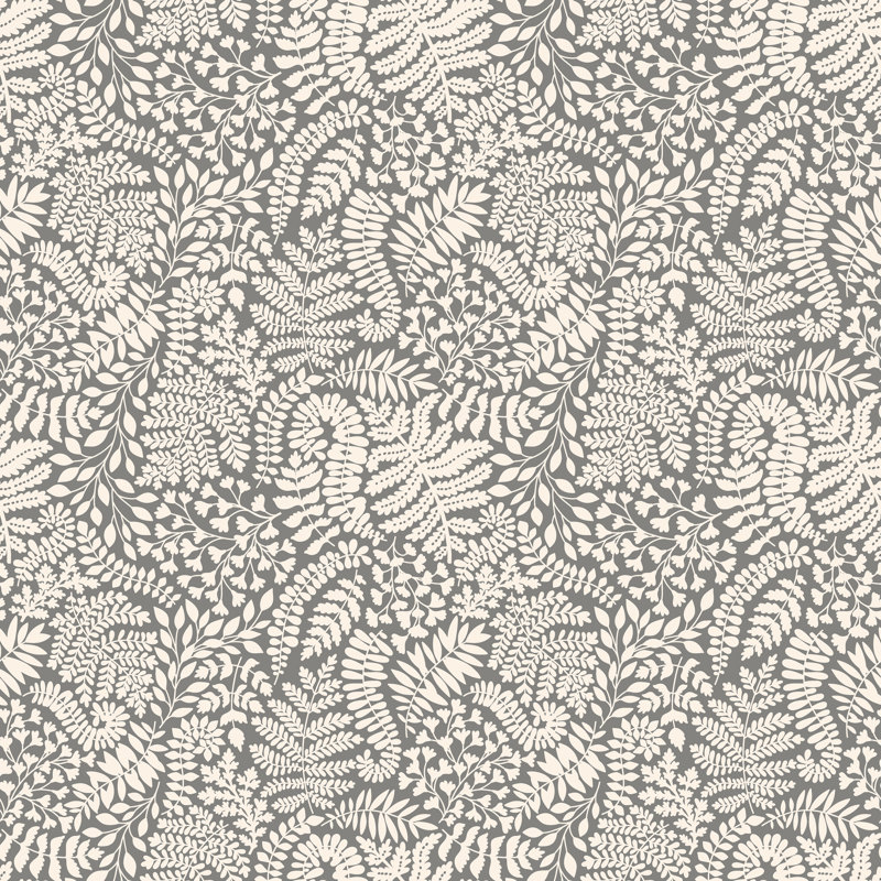 Fern Trail - Charcoal & Linen