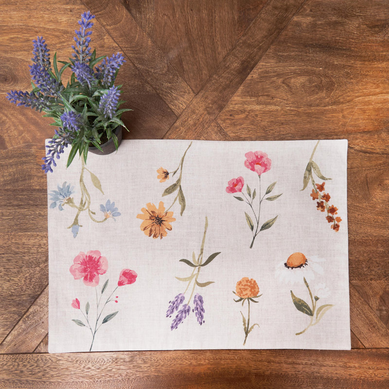 Ensemble de 6 napperons April Showers
