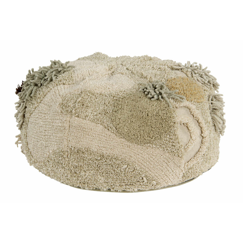 Cotton Woods Round Pouf