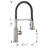 Empressa Semi-Pro Pull-Down Dual-Spray Kitchen Faucet-34379669