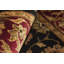 Hand-Knotted High-Quality Black and Red Area Rug