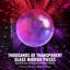 Grande boule disco en argent avec anneau suspendu-564149743