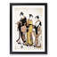 Masquerading as Komuso by Torii Kiyonaga - Picture Frame Painting Print-55575739-55575742