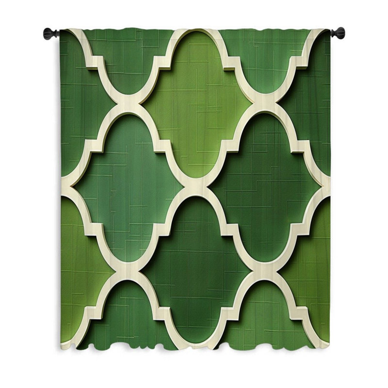 Neira Sheer Curtain Single Panel, 50"W x 96"L
