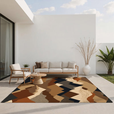 Tapis intérieur et extérieur Ember Tracks
