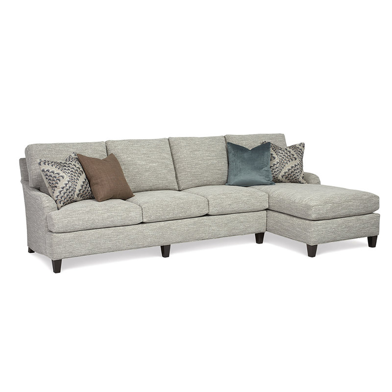 Emma Sectional, Banks Balsam, Ebony