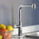 Como Pull Out Single Handle Kitchen Faucet with Accessories