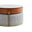 Lift Top Extendable 3 Storable Stools Sintered Stone Coffee Table with Storage-271548678