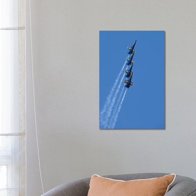 US Navy Flight Demonstration Squadron, The Blue Angels II by Stocktrek Images - Wrapped Canvas Print