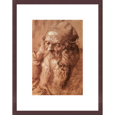 Portrait d'un homme de quatre-vingt-treize ans par Albrecht Dürer - Impression Giclée encadrée