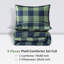 Ensemble d'édredon à carreaux rose Andency double (79 x 90 pouces), ensembles de literie à carreaux Gingham Buffalo-124609686-133330494