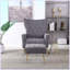 Chaise d'appoint moderne avec repose-pieds-88045870