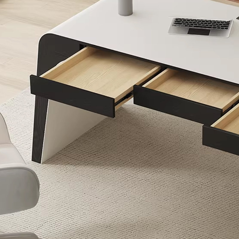 Bureau design moderne et minimaliste, H 29,52 po x l 55,11 po x P 23,62 po
